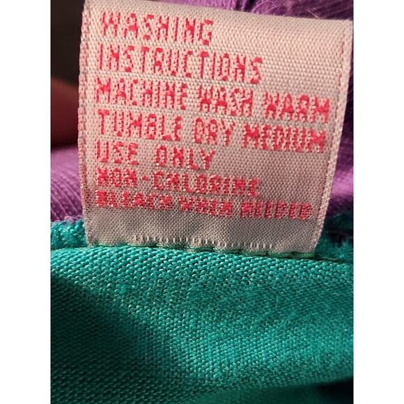 Tangles Short Sleeve Top Women's Plus Sz 3X VTG 90's Retro Shoulder Padded NWT - Picture 9 of 9